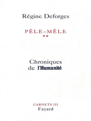 cover image of Pêle-Mêle